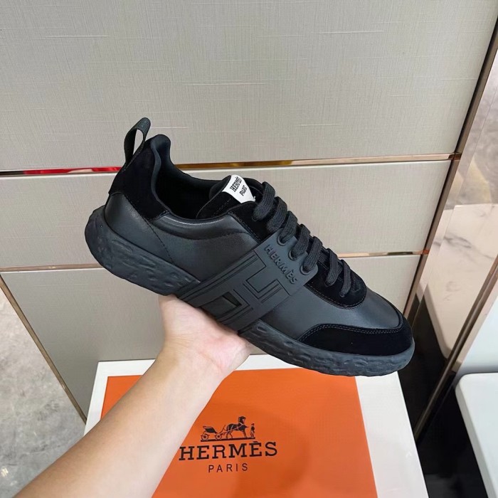 Hermes Mens Casual Shoes Fashion Sneakers Luxury Brand with Original Box