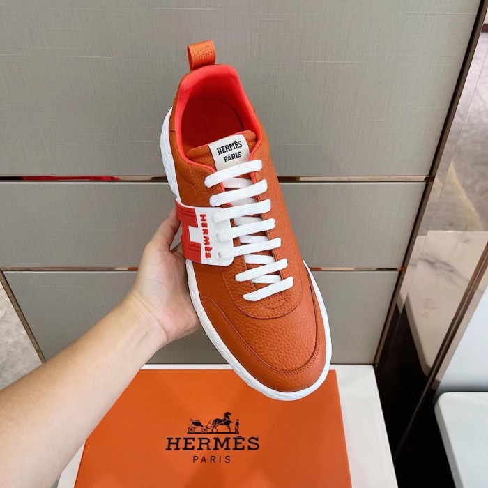 Hermes Mens Casual Shoes Fashion Sneakers Luxury Brand with Original Box
