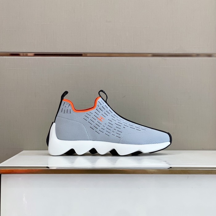 Hermes Mens Casual Shoes Fashion Sneakers Luxury Brand with Original Box
