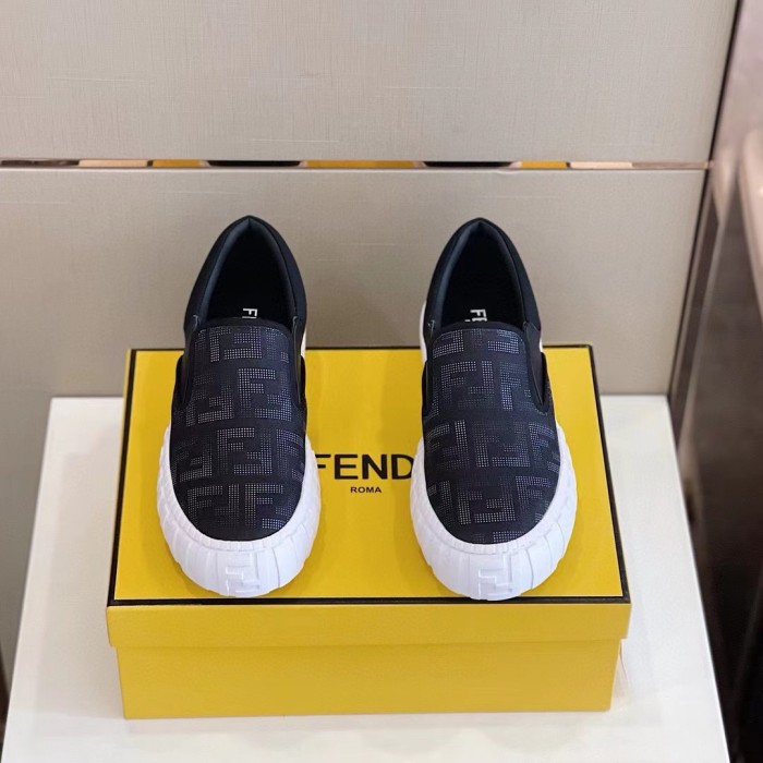 Fendi Mens Shoes Fashion Sneakers Luxury Brand Casual Shoes for Men with Original Box