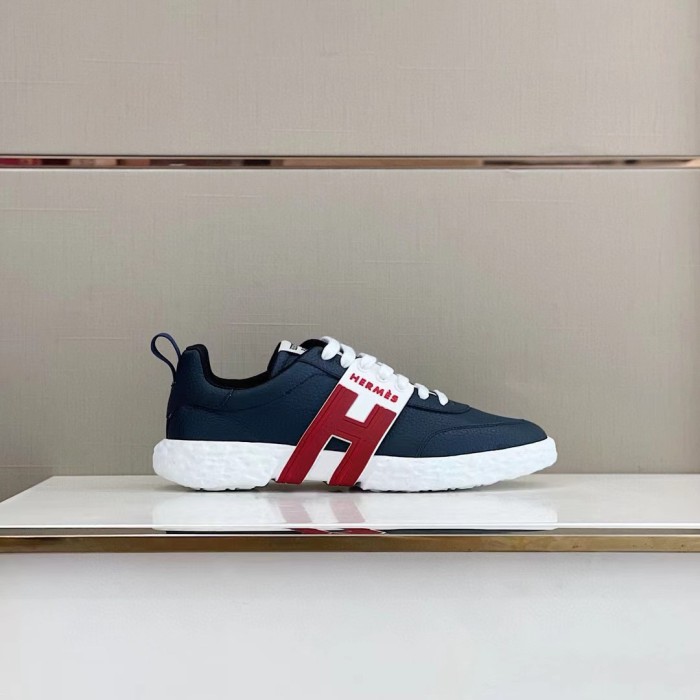 Hermes Mens Casual Shoes Fashion Sneakers Luxury Brand with Original Box