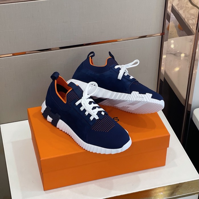 Hermes Mens Casual Shoes Fashion Sneakers Luxury Brand with Original Box