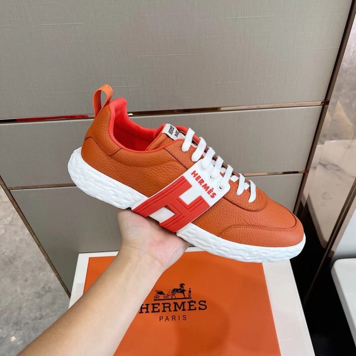 Hermes Mens Casual Shoes Fashion Sneakers Luxury Brand with Original Box