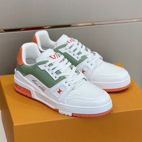 Louis Vuitton Men Shoes Fashion Sneakers Design Luxury Brand LV TRAINER SNEAKER with Original Box 1A8Z6U