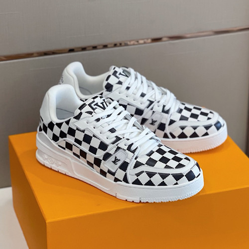Louis Vuitton Men Shoes Fashion Sneakers Design Luxury Brand LV TRAINER SNEAKER with Original Box 1A9J8J