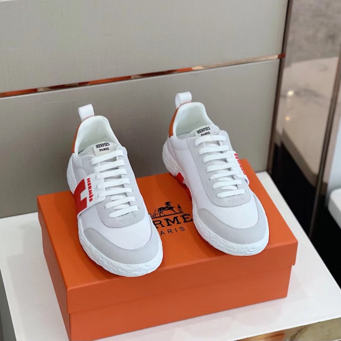 Hermes Mens Casual Shoes Fashion Sneakers Luxury Brand with Original Box