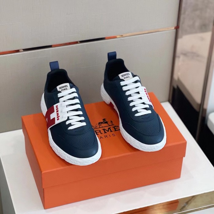 Hermes Mens Casual Shoes Fashion Sneakers Luxury Brand with Original Box