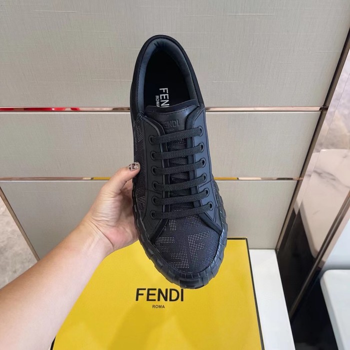 Fendi Mens Shoes Fashion Sneakers Luxury Brand Casual Shoes for Men with Original Box