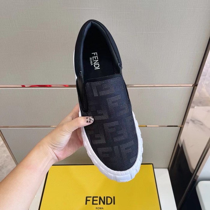 Fendi Mens Shoes Fashion Sneakers Luxury Brand Casual Shoes for Men with Original Box