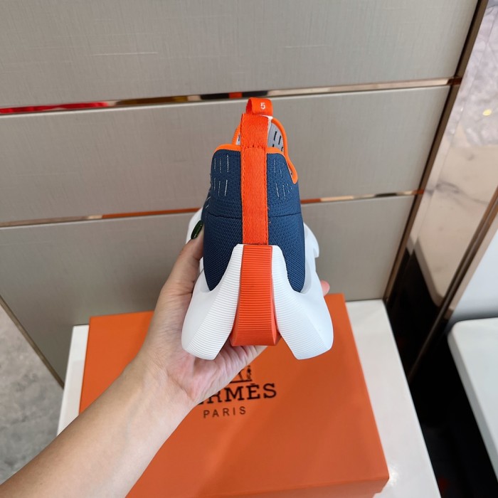 Hermes Mens Casual Shoes Fashion Sneakers Luxury Brand with Original Box