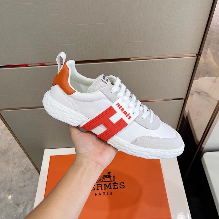 Hermes Mens Casual Shoes Fashion Sneakers Luxury Brand with Original Box