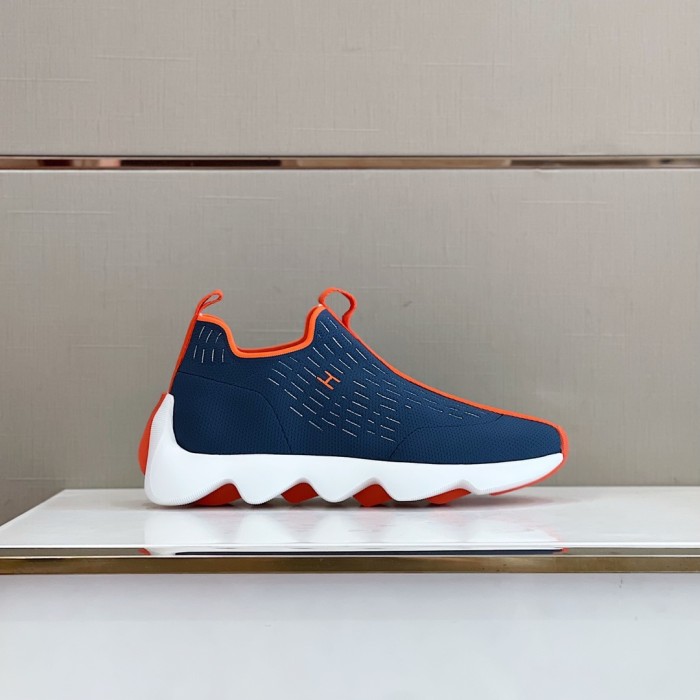 Hermes Mens Casual Shoes Fashion Sneakers Luxury Brand with Original Box