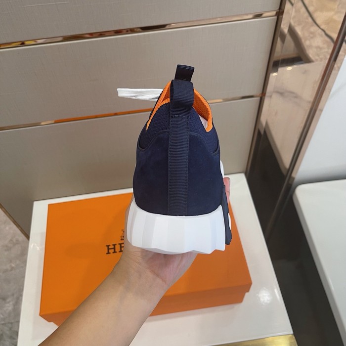 Hermes Mens Casual Shoes Fashion Sneakers Luxury Brand with Original Box