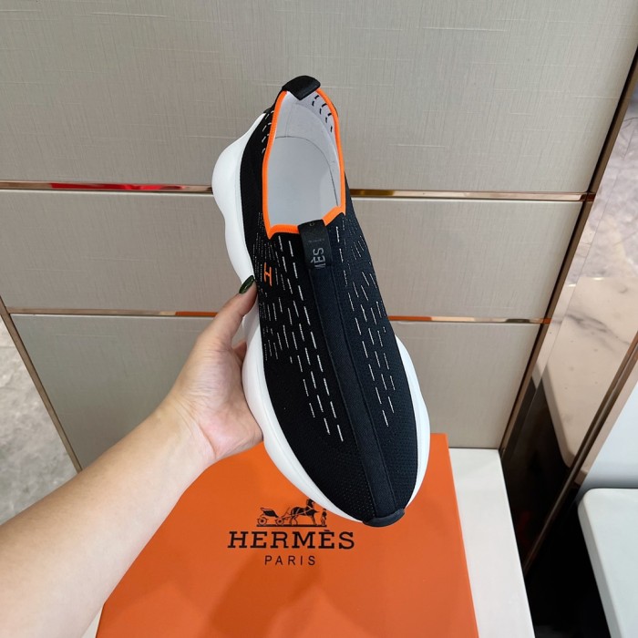 Hermes Mens Casual Shoes Fashion Sneakers Luxury Brand with Original Box