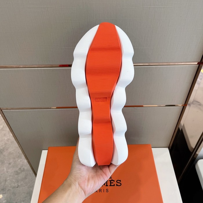 Hermes Mens Casual Shoes Fashion Sneakers Luxury Brand with Original Box