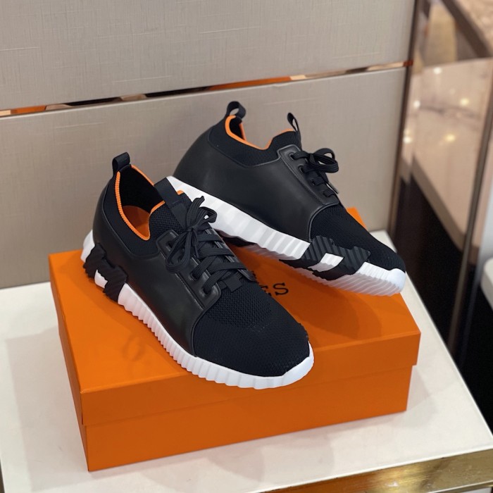 Hermes Mens Casual Shoes Fashion Sneakers Luxury Brand with Original Box