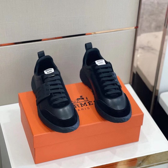 Hermes Mens Casual Shoes Fashion Sneakers Luxury Brand with Original Box