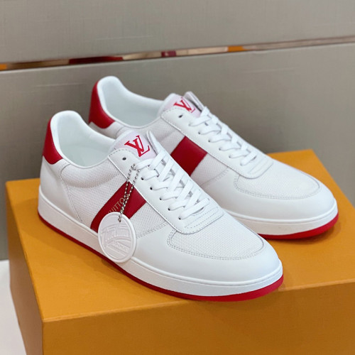 Louis Vuitton Men Shoes Fashion Sneakers RIVOLI SNEAKER Luxury Brand Casual Shoes with Original Box