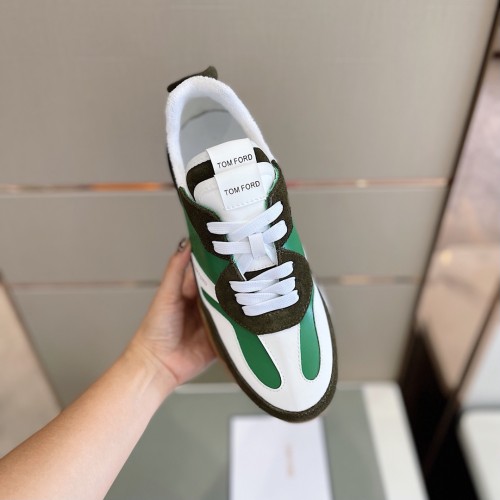 Tom Ford Mens Shoes Fashion Sneakers Luxury Brand Casual Shoes ECO FRIENDLY JAMES SNEAKER with Original Box