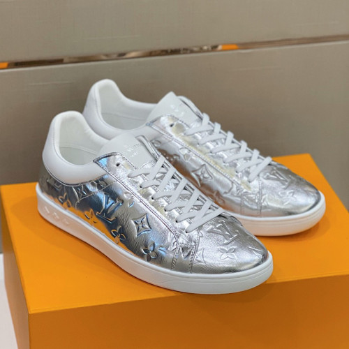 Louis Vuitton Men Shoes Fashion Sneakers LUXEMBOURG SNEAKER Monogram Luxury Brand with Original Box