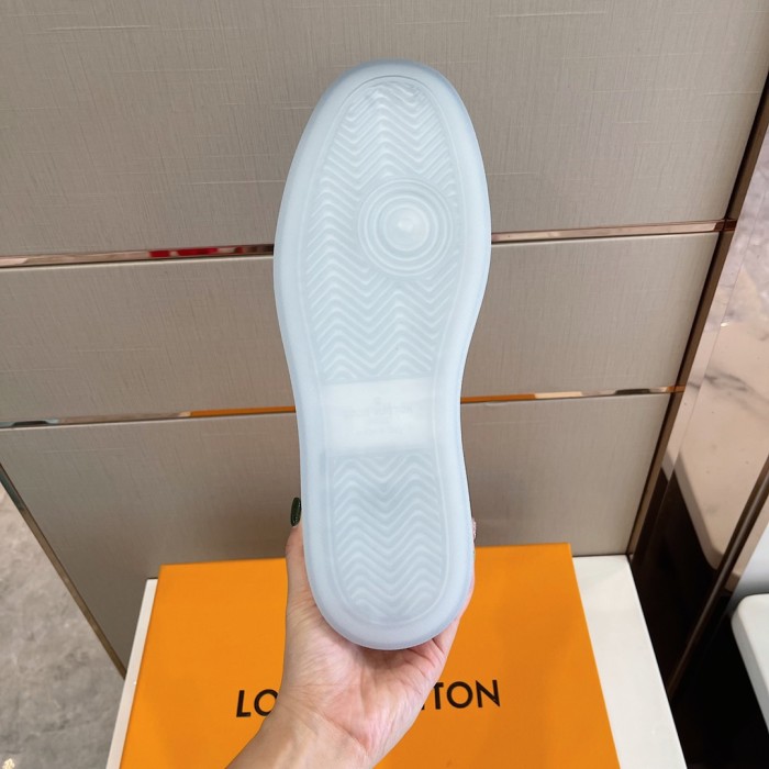 Louis Vuitton Men Shoes Fashion Sneakers RIVOLI SNEAKER Luxury Brand Casual Shoes with Original Box