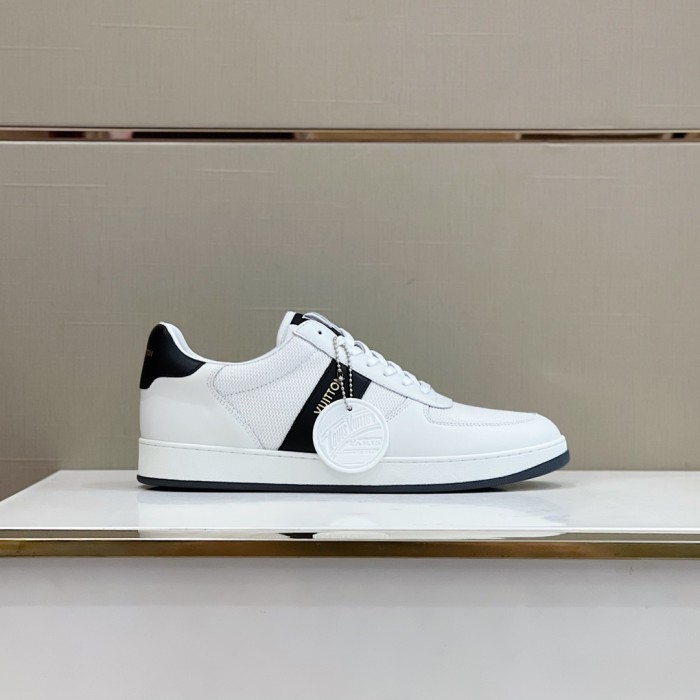 Louis Vuitton Men Shoes Fashion Sneakers RIVOLI SNEAKER Luxury Brand Casual Shoes with Original Box