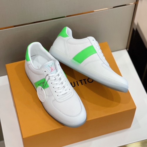 Louis Vuitton Men Shoes Fashion Sneakers RIVOLI SNEAKER Luxury Brand Casual Shoes with Original Box