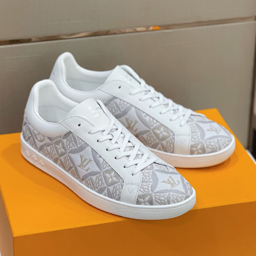 Louis Vuitton Men Shoes Fashion Sneakers LUXEMBOURG SNEAKER Monogram Luxury Brand with Original Box