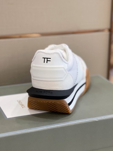 Tom Ford Mens Shoes Fashion Sneakers Luxury Brand Casual Shoes ECO FRIENDLY JAMES SNEAKER with Original Box