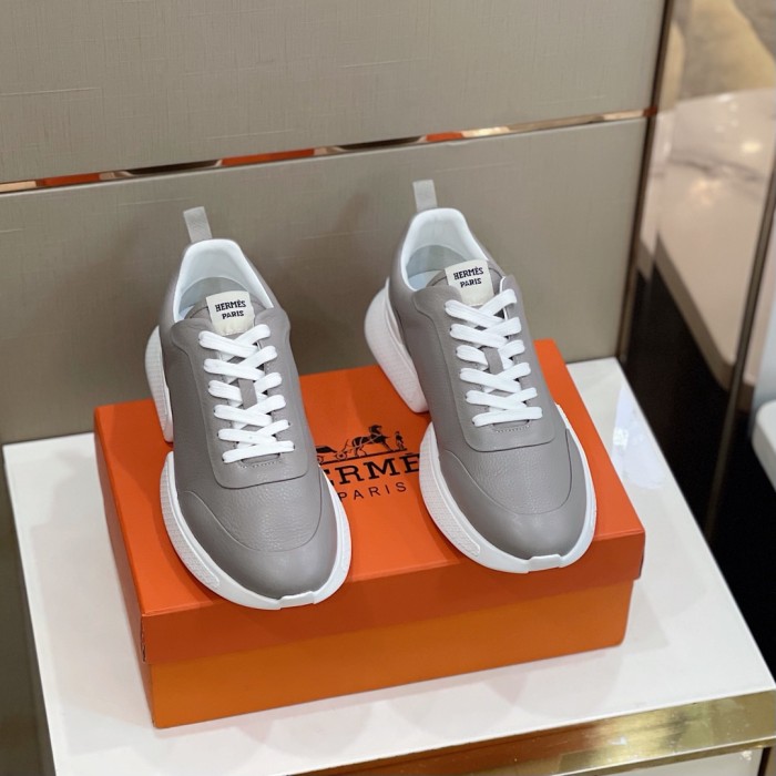 Hermes Mens Casual Shoes Fashion Sneakers Luxury Brand with Original Box