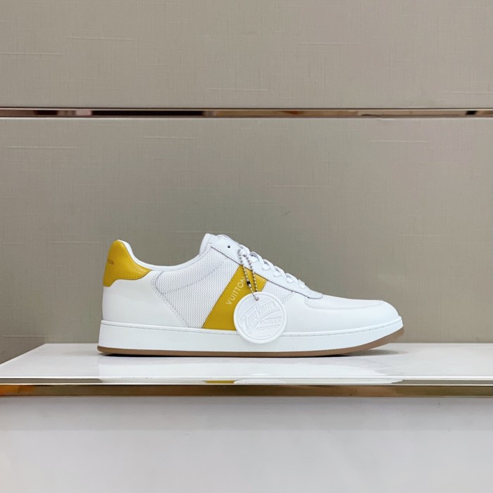 Louis Vuitton Men Shoes Fashion Sneakers RIVOLI SNEAKER Luxury Brand Casual Shoes with Original Box