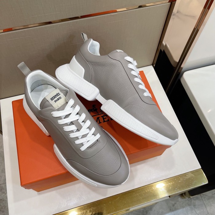 Hermes Mens Casual Shoes Fashion Sneakers Luxury Brand with Original Box