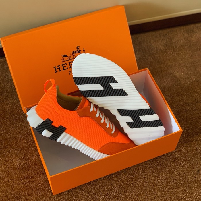 Hermes Mens Casual Shoes Fashion Sneakers Luxury Brand with Original Box