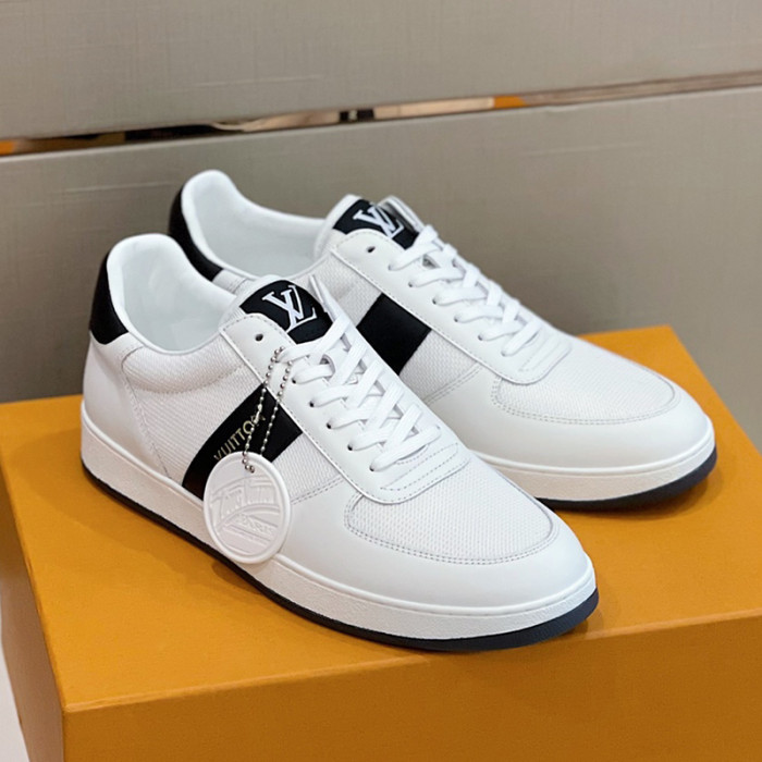 Louis Vuitton Men Shoes Fashion Sneakers RIVOLI SNEAKER Luxury Brand Casual Shoes with Original Box