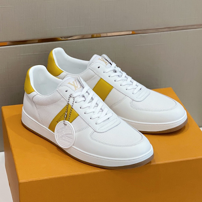 Louis Vuitton Men Shoes Fashion Sneakers RIVOLI SNEAKER Luxury Brand Casual Shoes with Original Box