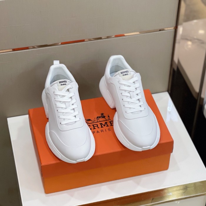 Hermes Mens Casual Shoes Fashion Sneakers Luxury Brand with Original Box