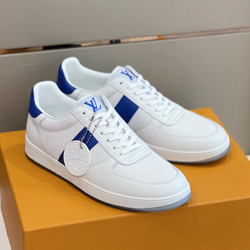 Louis Vuitton Men Shoes Fashion Sneakers RIVOLI SNEAKER Luxury Brand Casual Shoes with Original Box