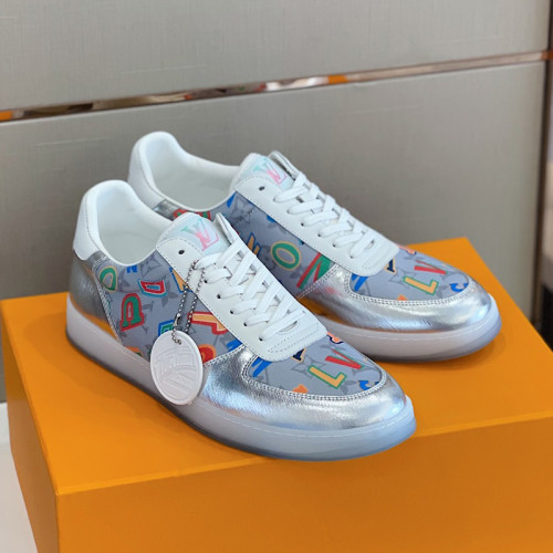 Louis Vuitton Men Shoes Fashion Sneakers RIVOLI SNEAKER Luxury Brand Casual Shoes with Original Box