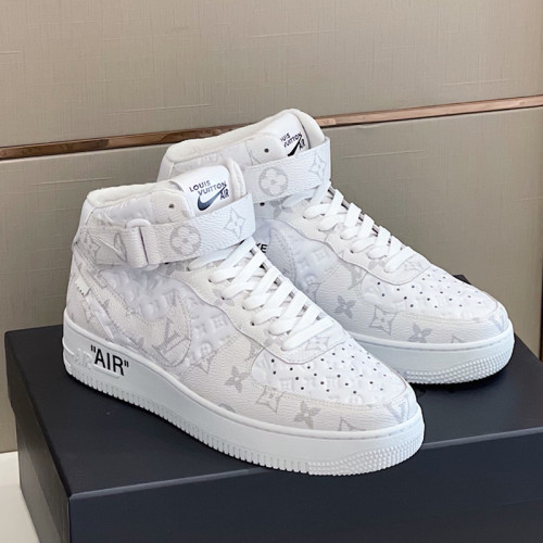 Louis Vuitton x OFF-WHITE x Nike Men Shoes Fashion Sneakers Luxury Brand Casual Shoes with Original Box