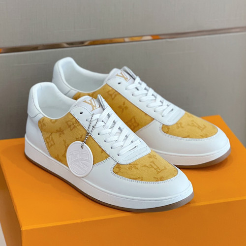 Louis Vuitton Men Shoes Fashion Sneakers RIVOLI SNEAKER Luxury Brand Casual Shoes with Original Box