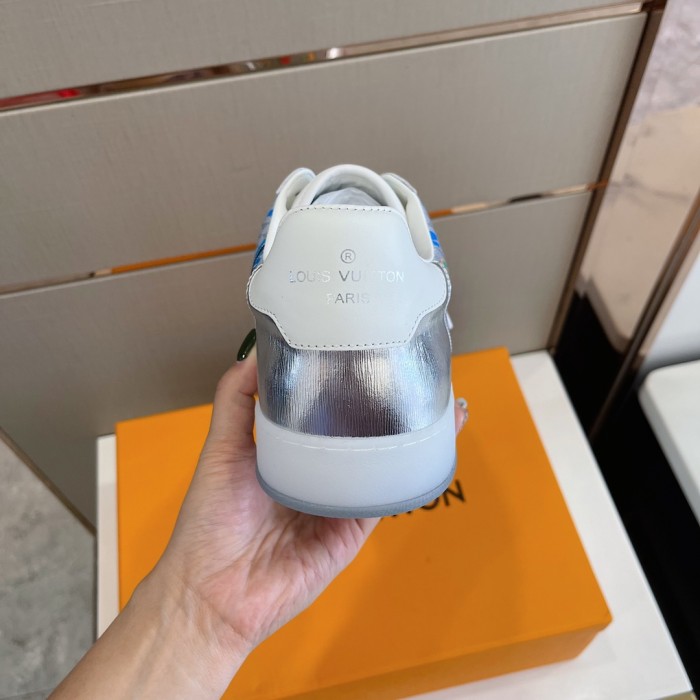 Louis Vuitton Men Shoes Fashion Sneakers RIVOLI SNEAKER Luxury Brand Casual Shoes with Original Box