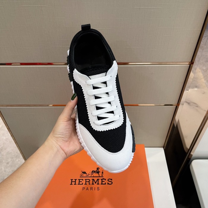 Hermes Mens Casual Shoes Fashion Sneakers Luxury Brand with Original Box