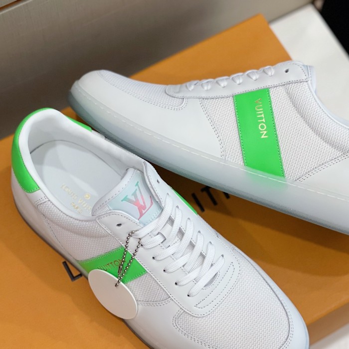 Louis Vuitton Men Shoes Fashion Sneakers RIVOLI SNEAKER Luxury Brand Casual Shoes with Original Box