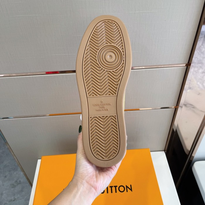 Louis Vuitton Men Shoes Fashion Sneakers RIVOLI SNEAKER Luxury Brand Casual Shoes with Original Box
