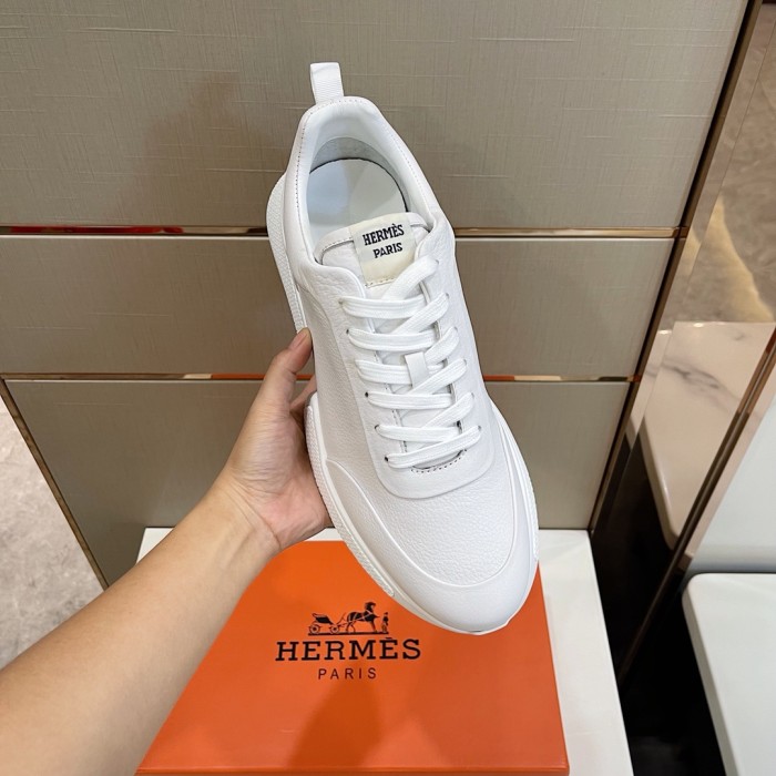 Hermes Mens Casual Shoes Fashion Sneakers Luxury Brand with Original Box
