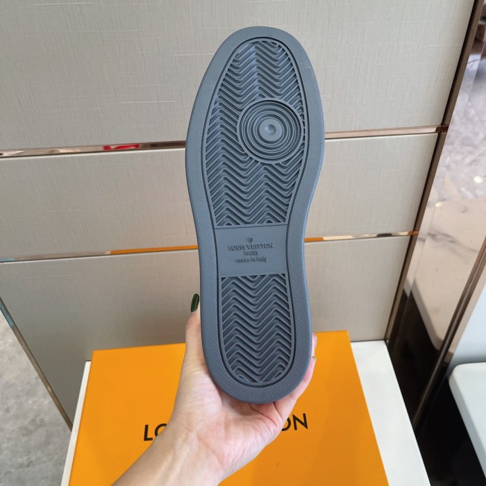 Louis Vuitton Men Shoes Fashion Sneakers RIVOLI SNEAKER Luxury Brand Casual Shoes with Original Box