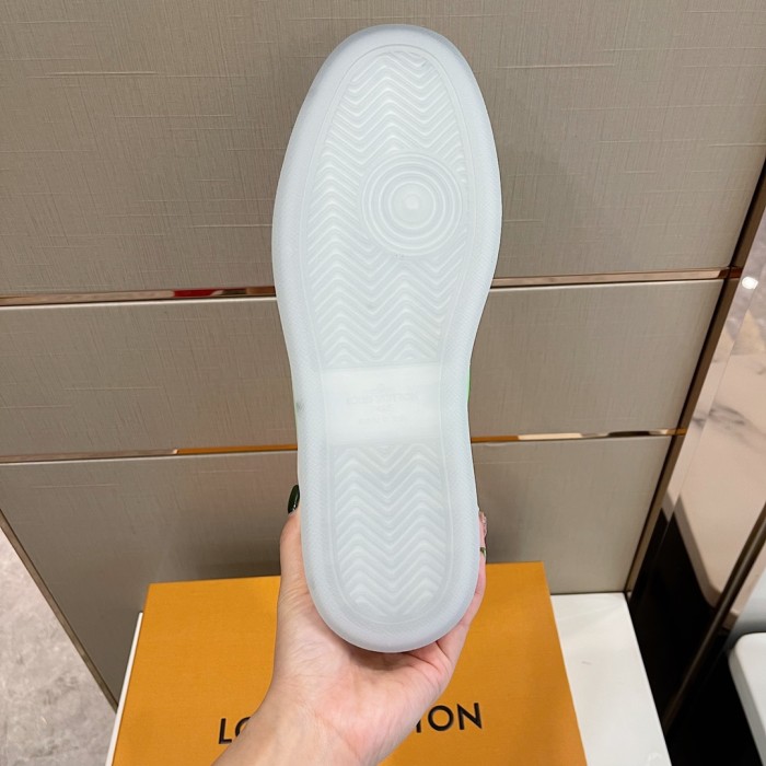 Louis Vuitton Men Shoes Fashion Sneakers RIVOLI SNEAKER Luxury Brand Casual Shoes with Original Box