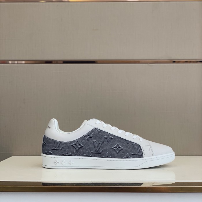 Louis Vuitton Men Shoes Fashion Sneakers LUXEMBOURG SNEAKER Monogram Luxury Brand with Original Box