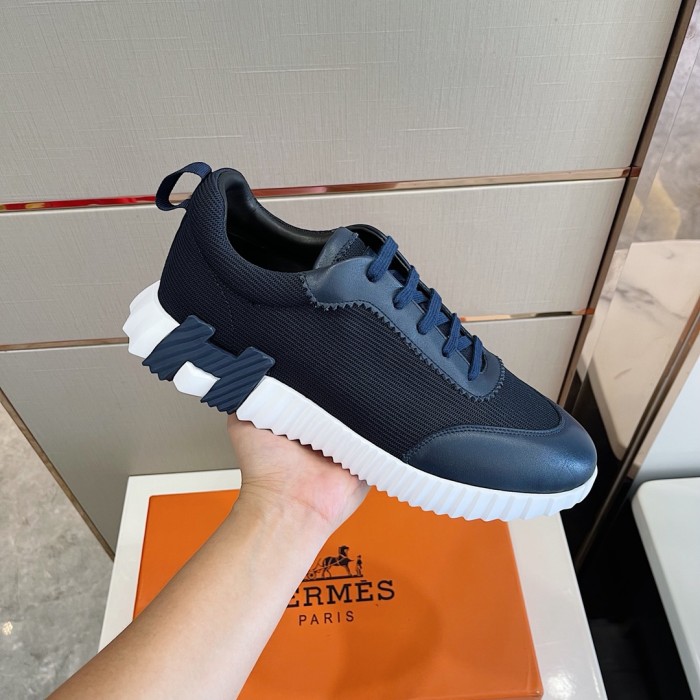 Hermes Mens Casual Shoes Fashion Sneakers Luxury Brand with Original Box
