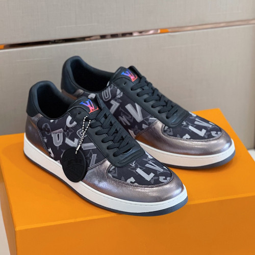 Louis Vuitton Men Shoes Fashion Sneakers RIVOLI SNEAKER Luxury Brand Casual Shoes with Original Box
